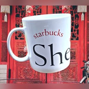 Vintage Starbucks Shenzhen China Coffee Mug City Mug Collectors Series